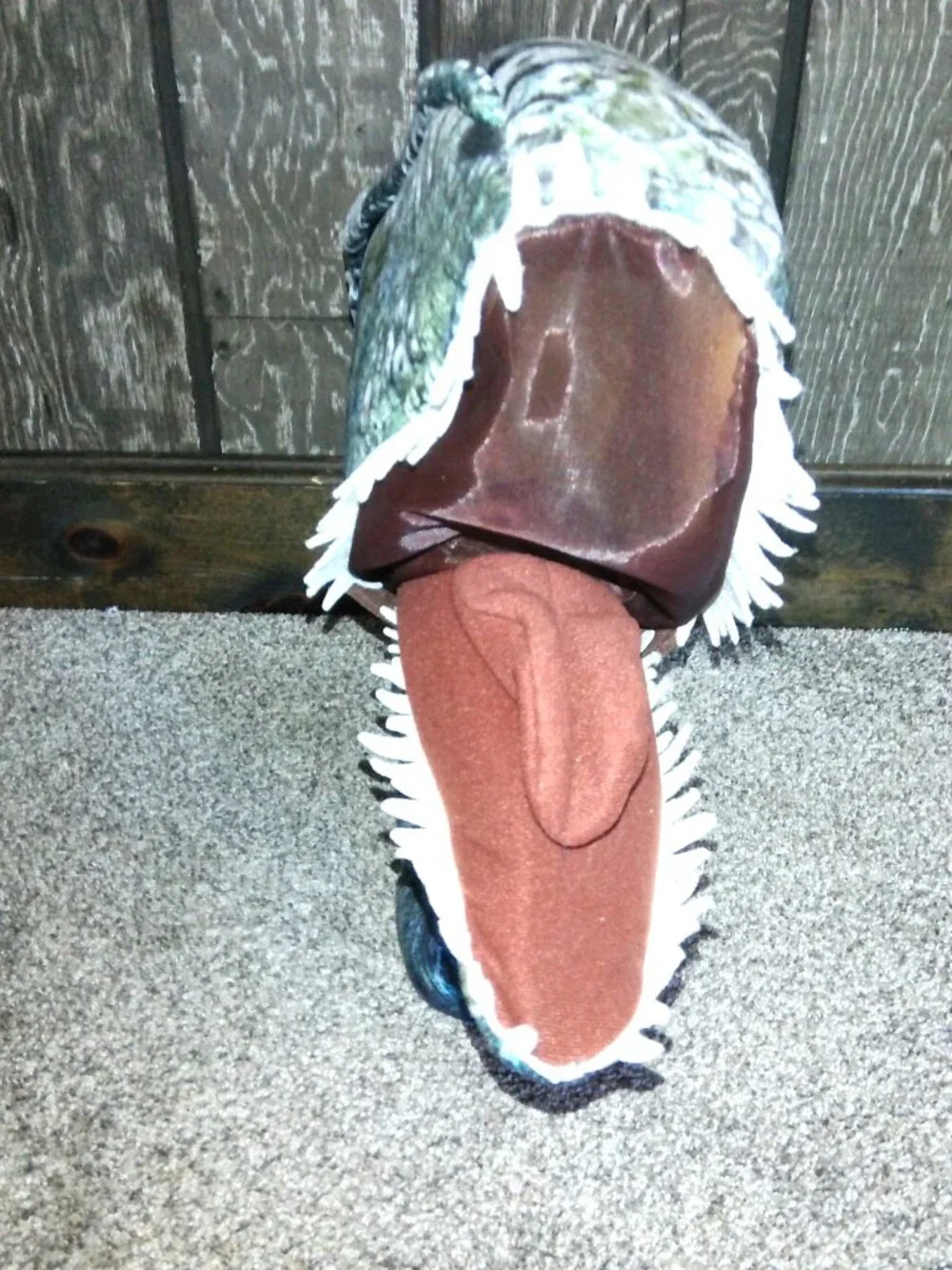 Jurassic World Blue Velociraptor Plus Head Costume Mask Dan Dee Dinosaur 17